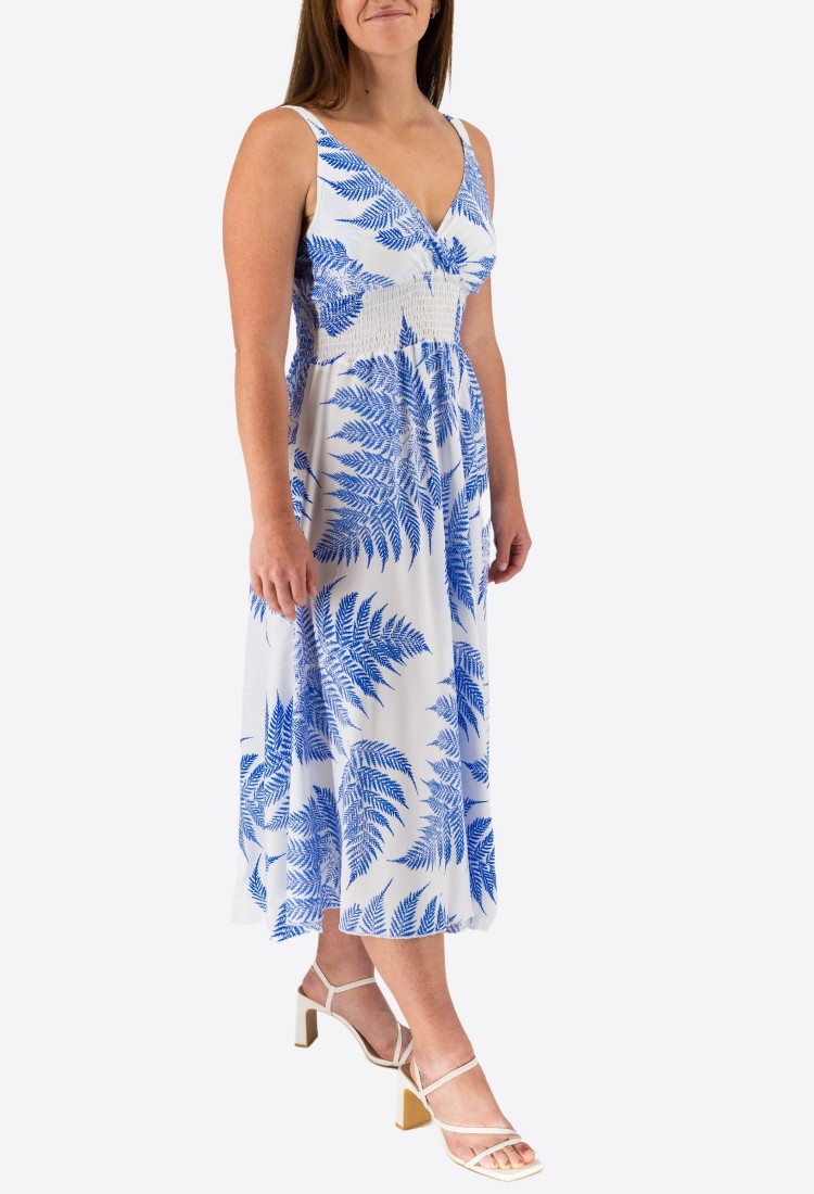Elastic Midi Dress With Straps 524028-2