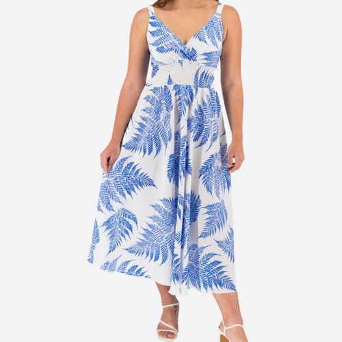 Elastic Midi Dress With Straps 524028-2