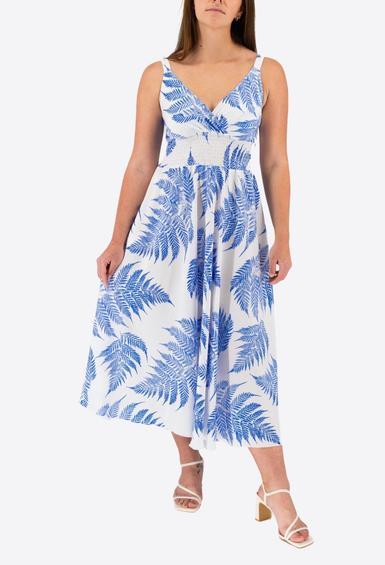 Elastic Midi Dress With Straps 524028-2