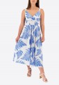 Elastic Midi Dress With Straps 524028-2