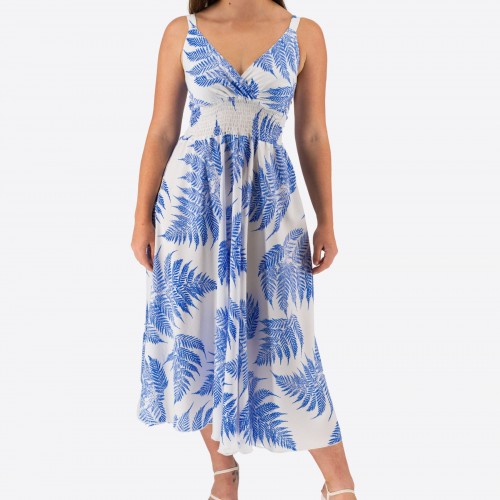 Elastic Midi Dress With Straps 524028-2