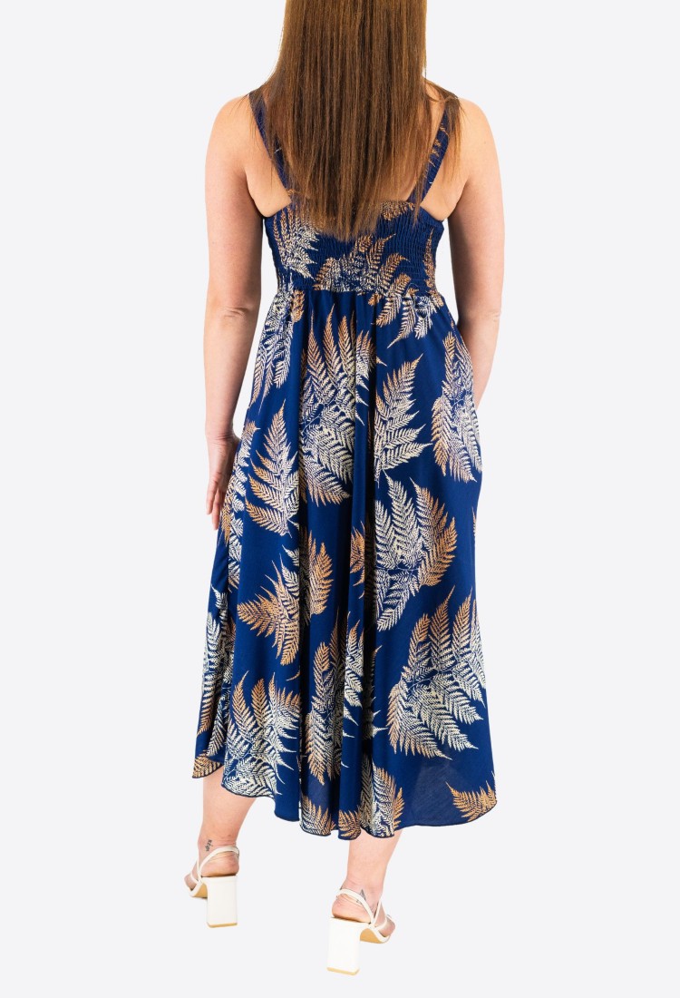 Elastic Midi Dress With Straps 524028-4