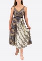 Elastic Midi Dress With Straps 524028-5