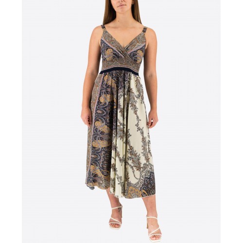 Elastic Midi Dress With Straps 524028-5