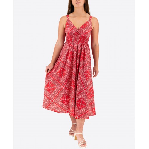 Elastic Midi Dress With Straps 524028-3