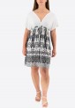 Mini Dress With Short Sleeves 525695-2 Mini Dress With Short Sleeves 525695-2