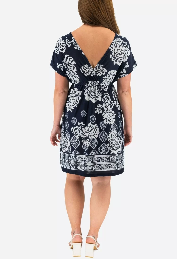 Short Sleeve Floral Mini Dress 525695-4