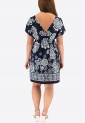 Short Sleeve Floral Mini Dress 525695-4