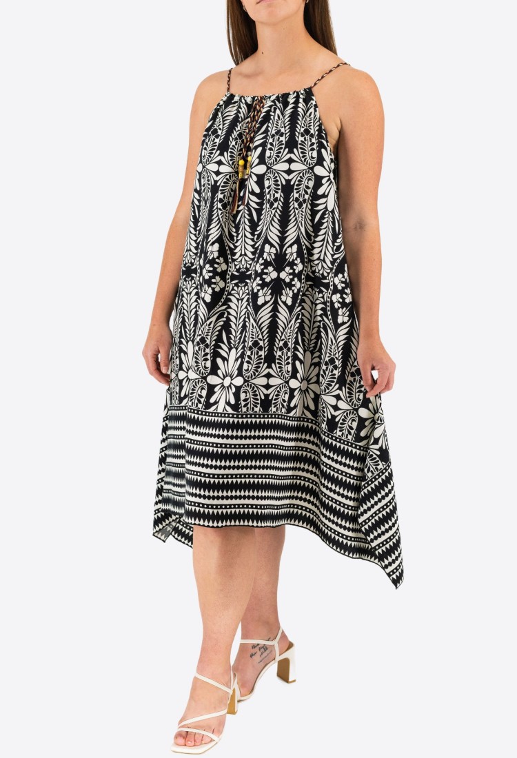Asymmetric Midi Dress 524031-2