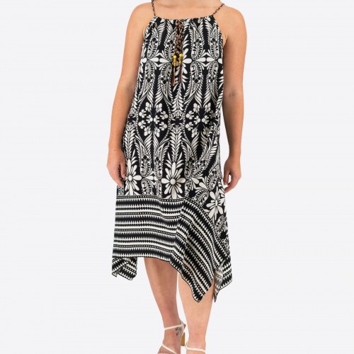 Asymmetric Midi Dress 524031-2