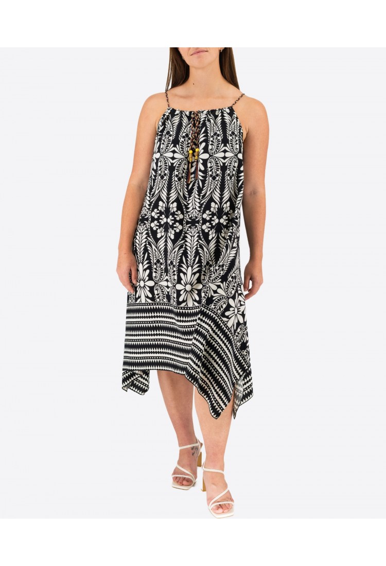 Asymmetric Midi Dress 524031-2