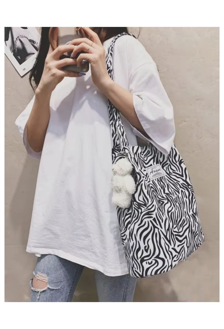Women's Fabric Bag With Pattern 525609