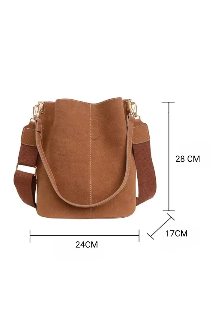 Women's Suede Shoulder / Crossbody Bag 525612