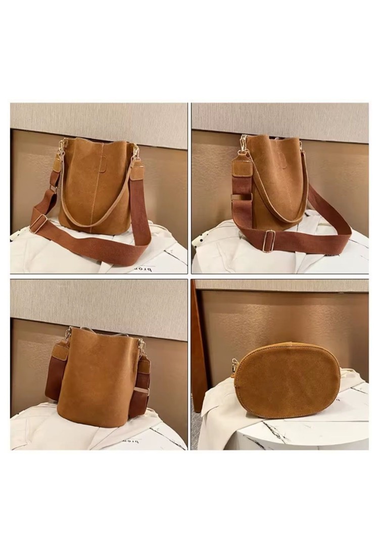 Women's Suede Shoulder / Crossbody Bag 525612