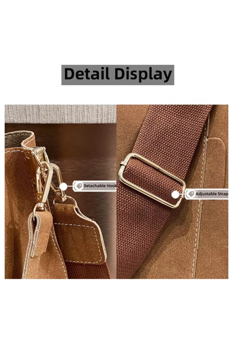Women's Suede Shoulder / Crossbody Bag 525612