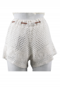 Women's Knitted Shorts With Belt 524073