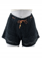 Women's Knitted Shorts With Belt 524073 Women's Knitted Shorts With Belt 524073