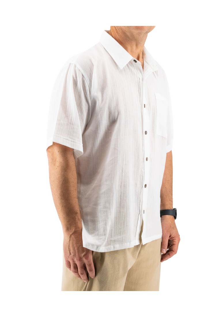 Men's Cotton Shirt With Collar 524066