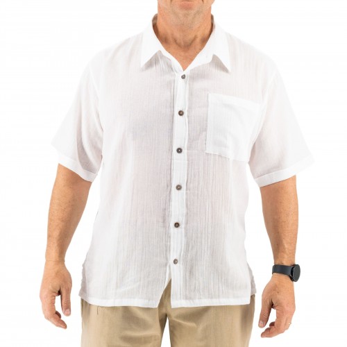 Men's Cotton Shirt With Collar 524066
