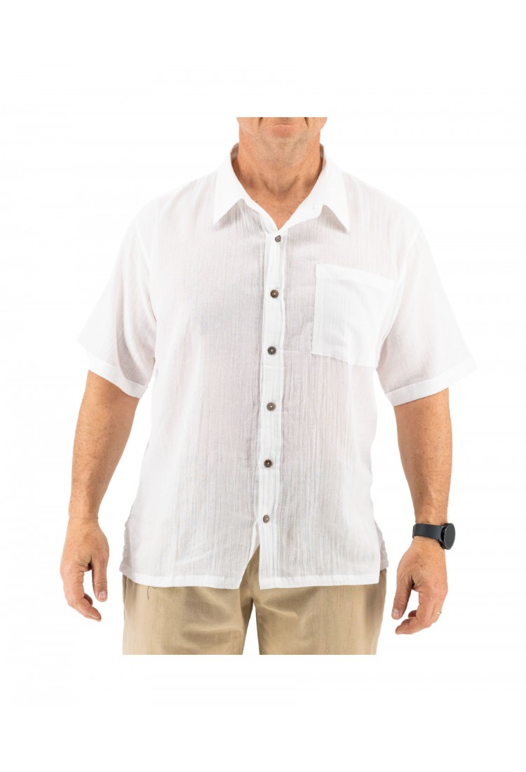 Men's Cotton Shirt With Collar 524066
