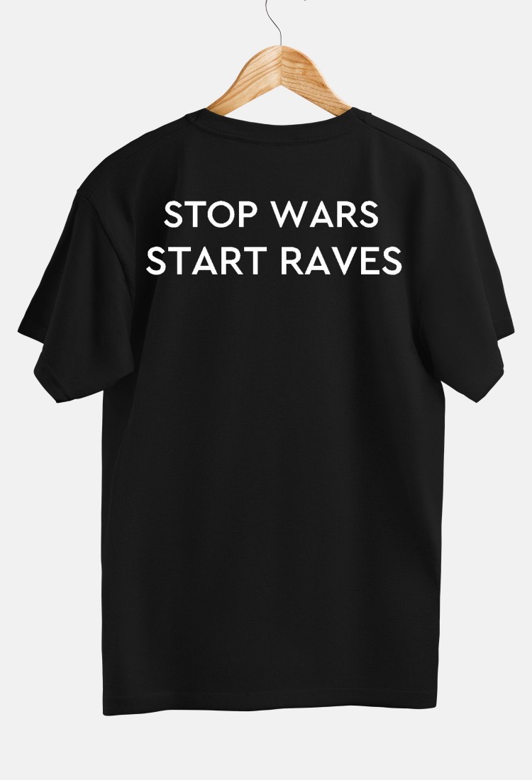 Short Sleeve T-Shirt With Print Stop War Start Raves war2525 Short Sleeve T-Shirt With Print Stop War Start Raves war2525