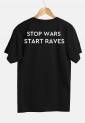 Short Sleeve T-Shirt With Print Stop War Start Raves war2525 Short Sleeve T-Shirt With Print Stop War Start Raves war2525