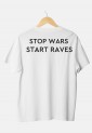 Short Sleeve T-Shirt With Print Stop War Start Raves war2525 Short Sleeve T-Shirt With Print Stop War Start Raves war2525