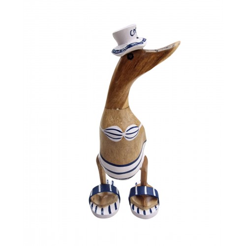 Decorative Wooden Duck Crete 525829