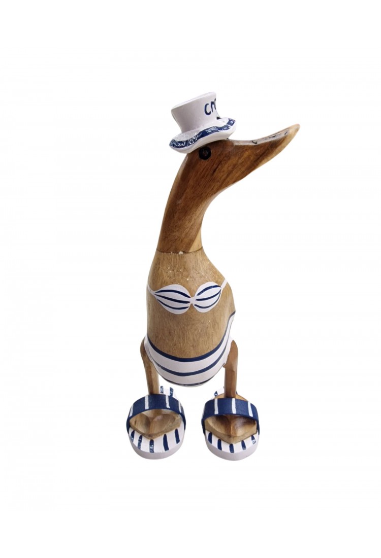 Decorative Wooden Duck Crete 525829