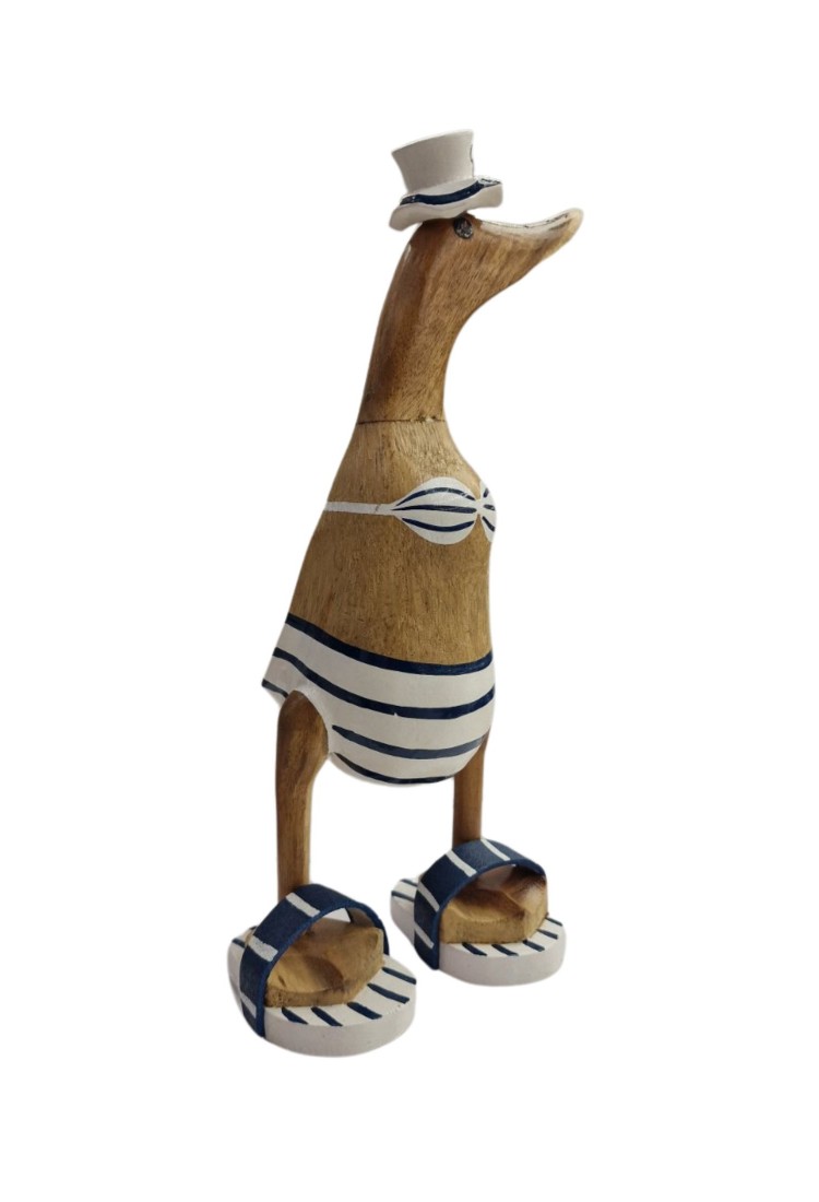 Decorative Wooden Duck Crete 525829