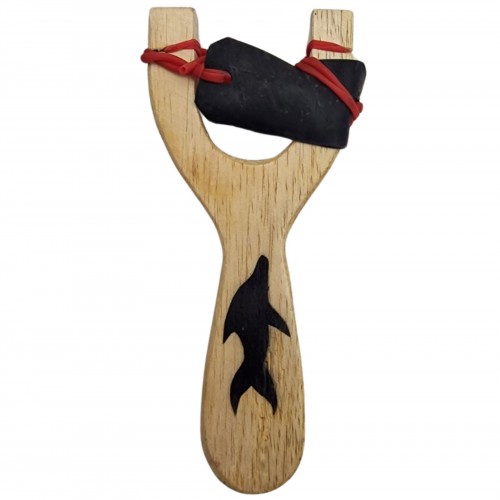Wooden Slingshot Dolphin 523108-1
