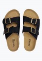 Greek Walk Double Buckle Flatform Sandals 525559
