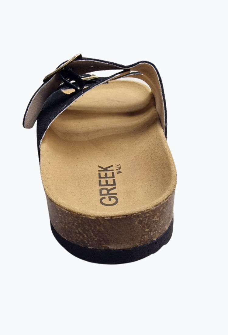 Greek Walk Double Buckle Flatform Sandals 525559