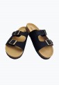 Greek Walk Double Buckle Flatform Sandals 525559
