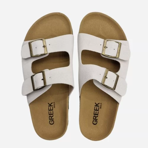 Σανδάλια Flatform με Διπλές Τόκες Greek Walk 525559