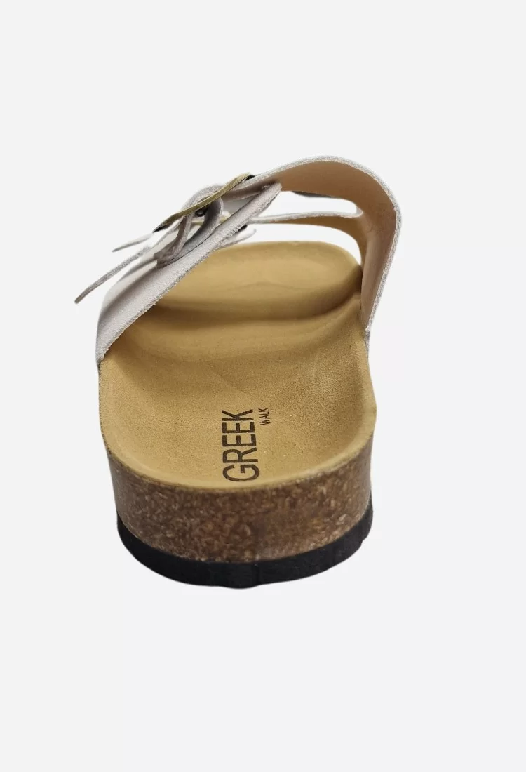 Greek Walk Double Buckle Flatform Sandals 525559