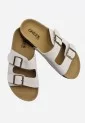 Greek Walk Double Buckle Flatform Sandals 525559