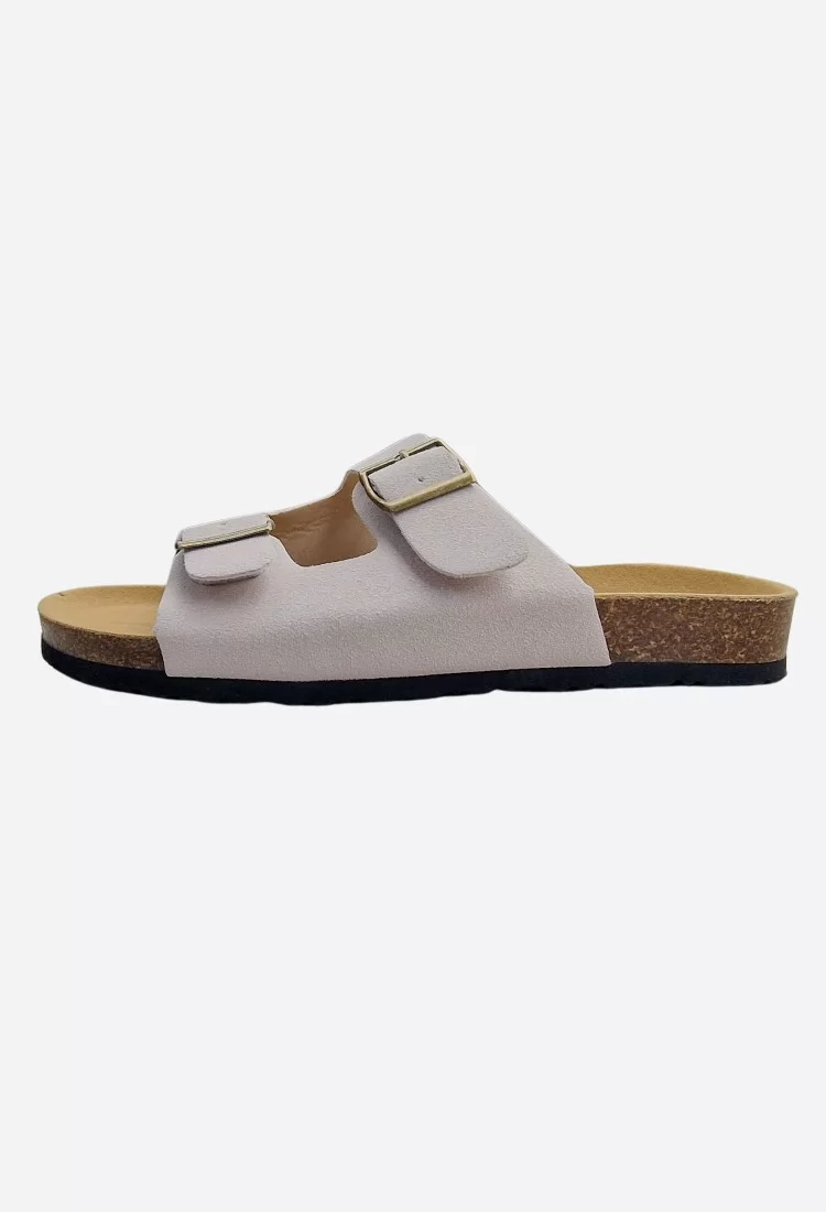 Greek Walk Double Buckle Flatform Sandals 525559