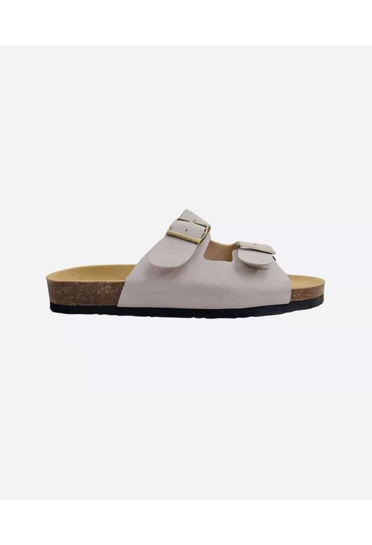 Greek Walk Double Buckle Flatform Sandals 525559