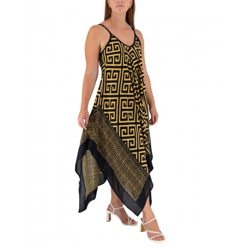 Asymmetrical Meander Dress 525863