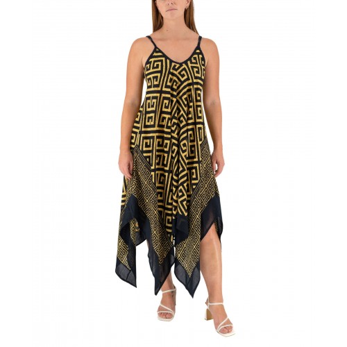 Asymmetrical Meander Dress 525863