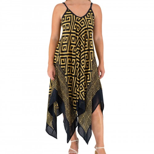Asymmetrical Meander Dress 525863