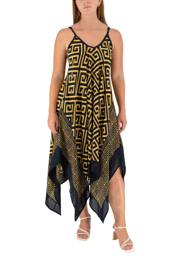 Asymmetrical Meander Dress 525863 Asymmetrical Meander Dress 525863