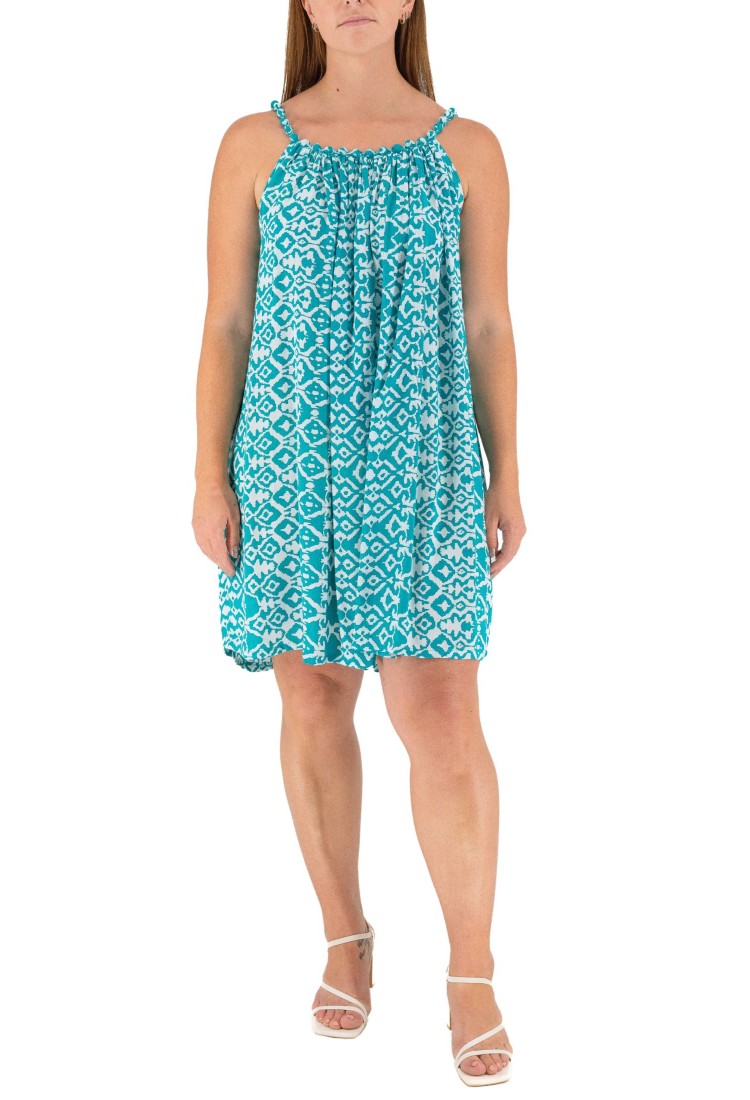 Short Printed Dress 52583-1