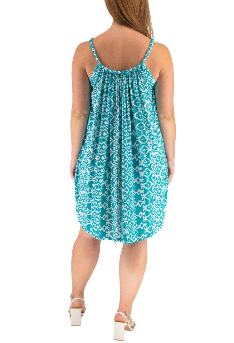 Short Printed Dress 52583-1