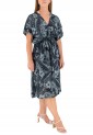 Midi Dress With Drawstring Waist 525852-2