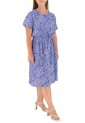 Midi Dress With Drawstring Waist 525858