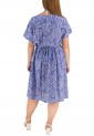 Midi Dress With Drawstring Waist 525858