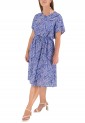 Midi Dress With Drawstring Waist 525858