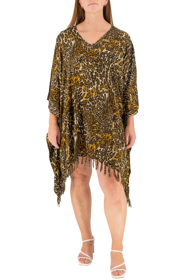Animal Print Kaftan 525860-1 Animal Print Kaftan 525860-1